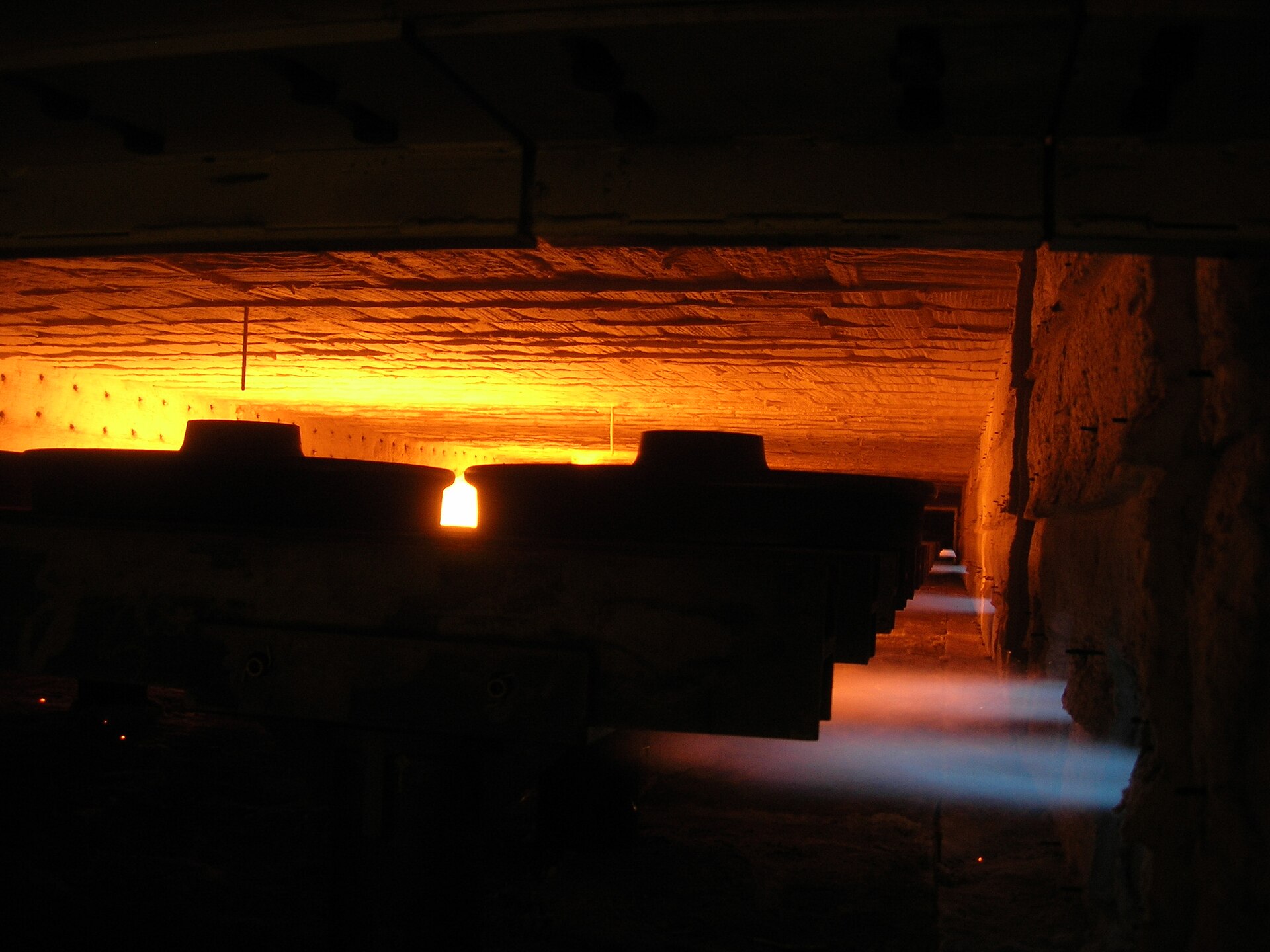 An industrial furnace used for high-temperature process heat